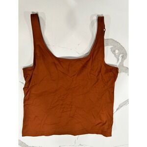 CHICO'S Brown Tank Top Camisole Adjustable Strap Size 1 M‎
